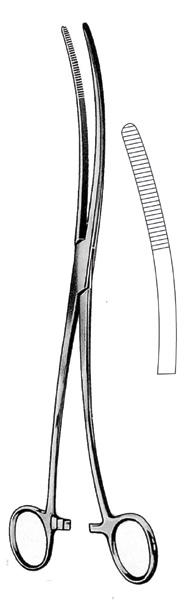 Bozemann Sponge Holding Forceps